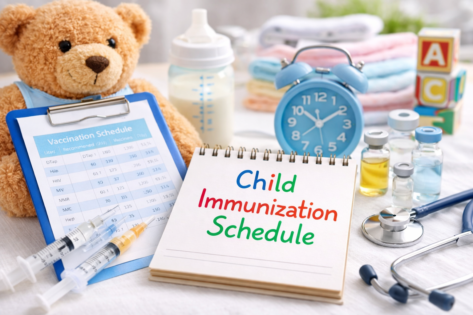 child immunization schedule for children